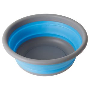 Collapsible Washing Bowl Iris, blue