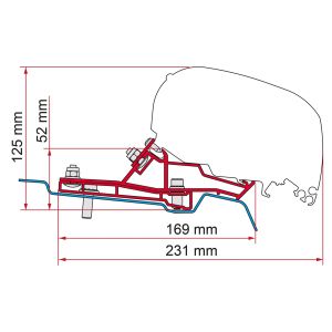 Adapter Ford Transit Van L2