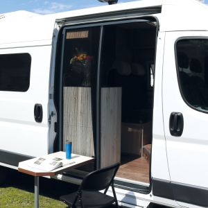 Fly Screen Door REMICare VAN with Table Rail