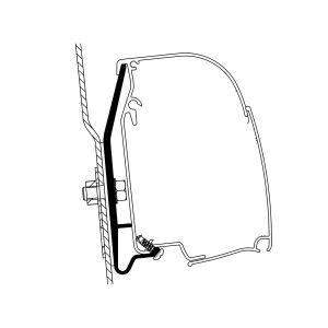 Adapter Ford Nugget Westfalia mit Hochdach für Thule 4200