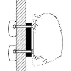 Adapter-Set Adapter-Set Dethleffs Globebus für TO Serie 5003 und 5200