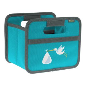 Faltbox Meori Mini, Azur Blau, Storch