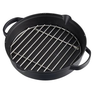 Cast-Iron Pan + Grill Grid