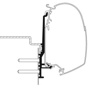 Adapter for Knaus Tourer CUV 500 for TO Series 5