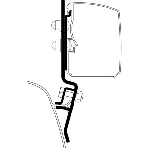 Adapter VW T2 / T3 für Thule 3200