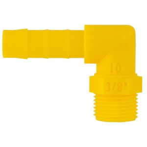 LILIE Elbow Screw-In Grommet 90° WeißGELB