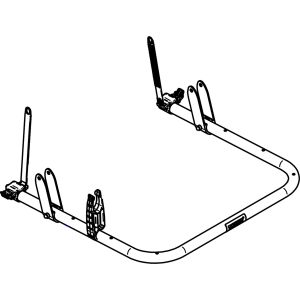 Schienenbügel Thule Esse4 CD, silber