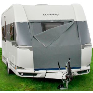 Caravan Prow Protection Cover Wintertime