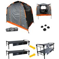 Camp Bed Bundle Basic Single XLT for 2 People